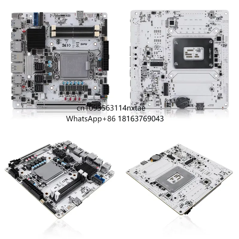 Lga 1700 Ddr5 Itx Motherboard - 2026 Quente! Placa-mãe N23 Q670 NAS,