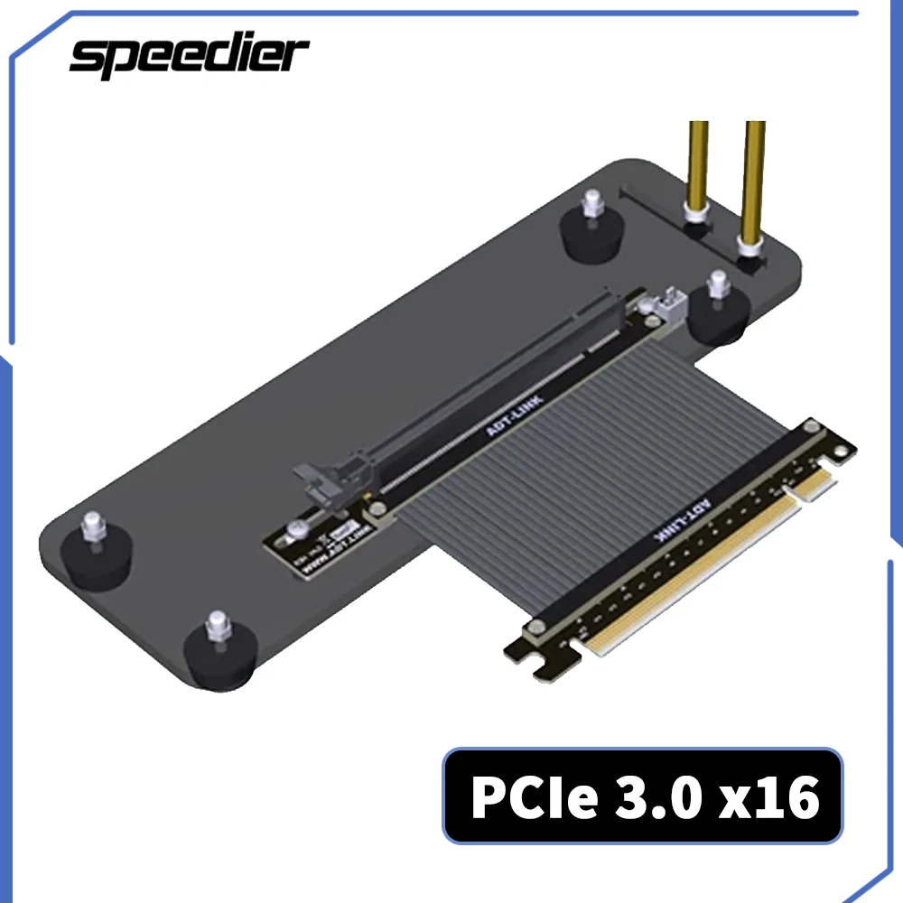 Pcie 4.0 X16 Riser Cable 90 Degree - PCI Express X16 Placa Gráfica Suporte