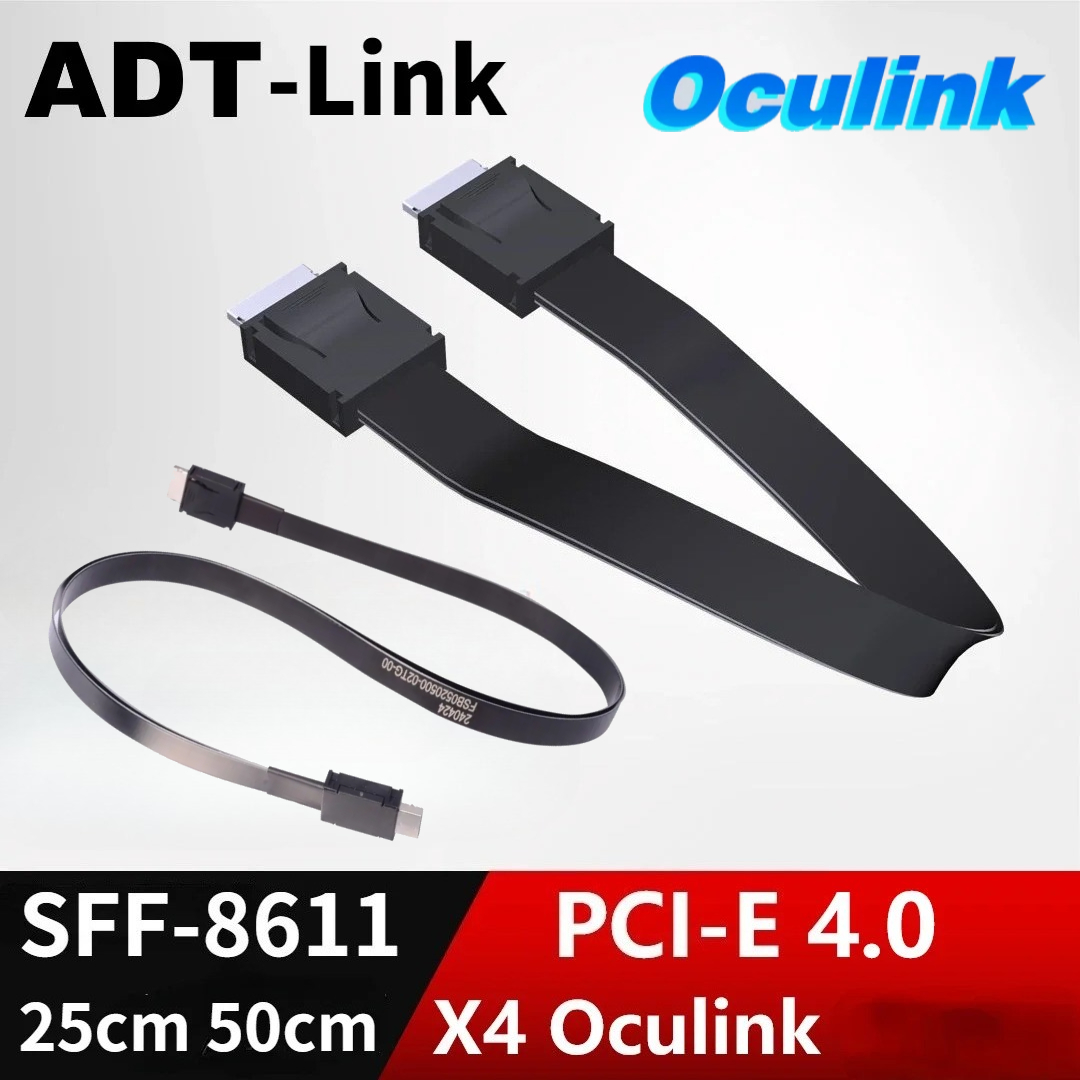 External Gpu Dock Pcie 4.0 Oculink - Adt pci-e 4.0 x4 SFF-8611 macho