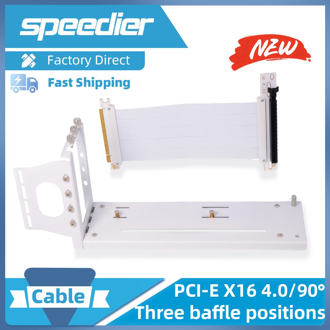 Pcie 4.0 X16 Riser Cable 90 Degree - Cabo Extensor de Placa Gráfica Riser