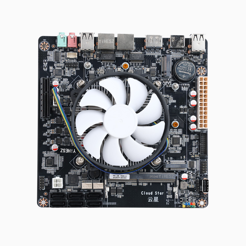 Nas Motherboard N100 6 Sata - Placa-Mãe N100/N150 NAS DDR4 6* SATA3.0