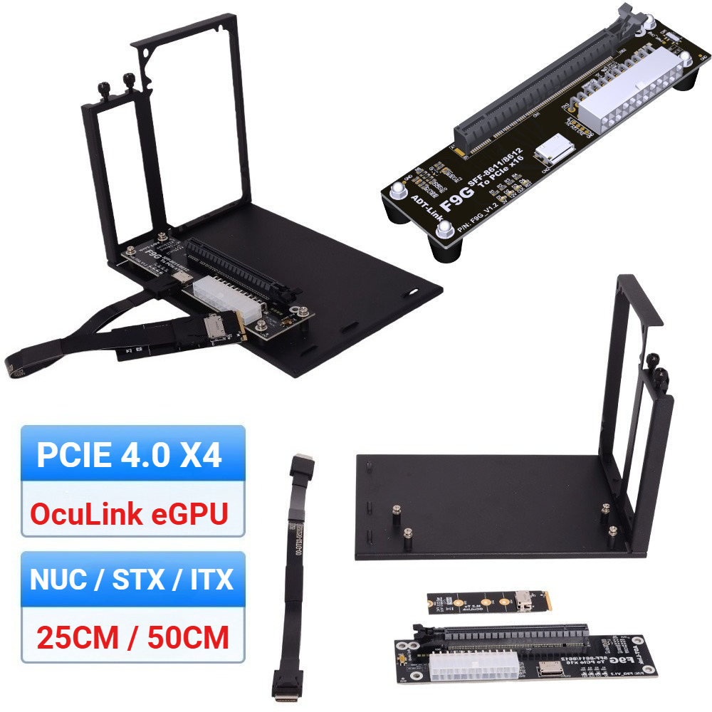External Gpu Dock Pcie 4.0 Oculink - F9G-BK7 egpu oculink gpu dock pcie