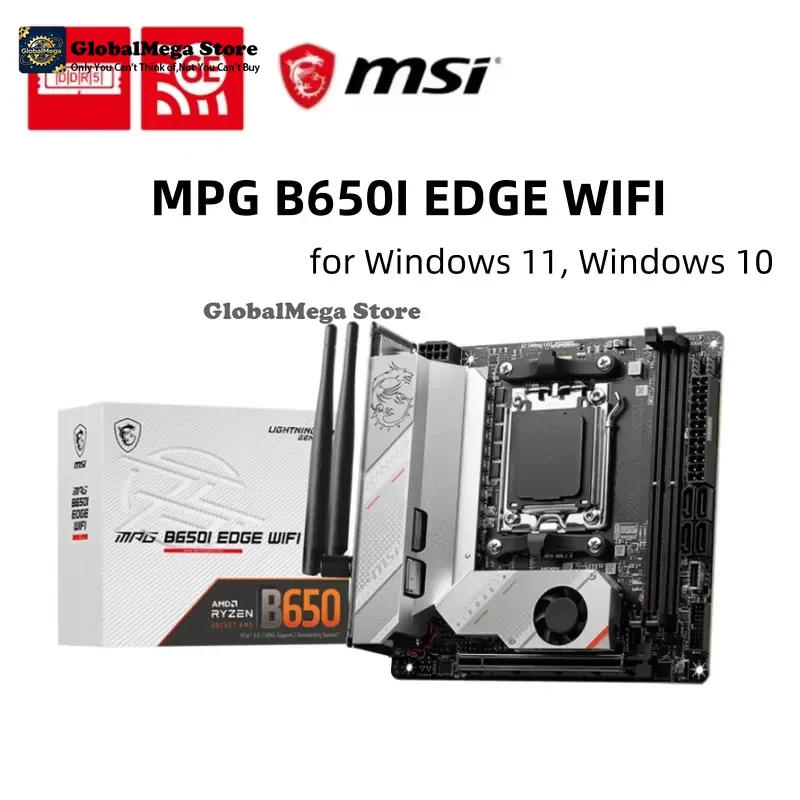 B650 Itx Motherboard Wifi - Nova Placa-Mãe MPG B650I EDGE WIFI