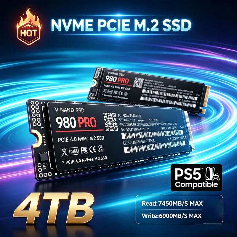 M.2 Nvme 4Tb Pcie 4.0 Ssd - SSD M.2 NVMe 980 PRO para