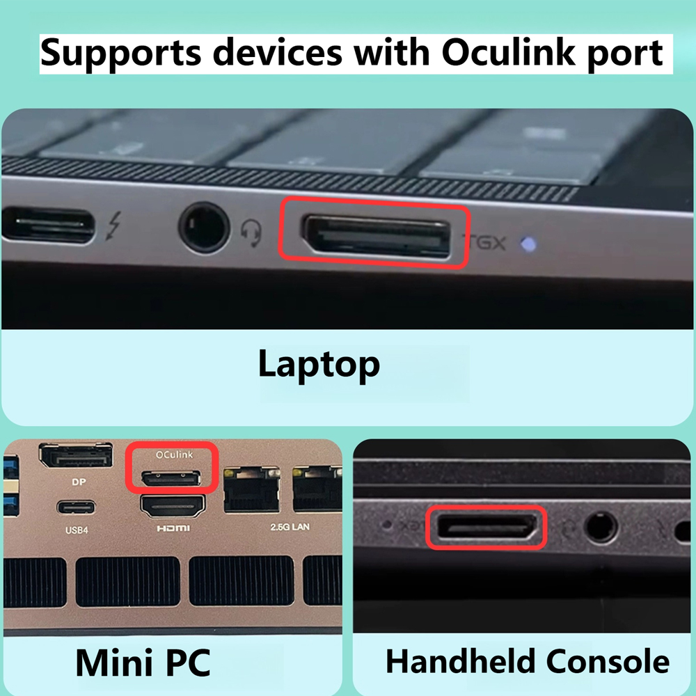Dock de Placa Gráfica Oculink  - External Gpu Dock Pcie 4.0 Oculink avaliação e preço