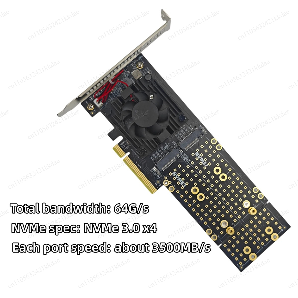 Placa Adaptadora de Expansão P - Quad M.2 Nvme Pcie Bifurcation Card avaliação e preço