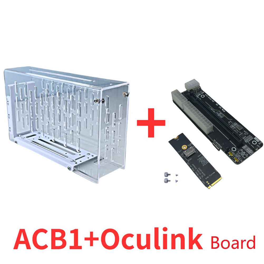 Abkj-para oculink/m.2 nvme pla - External Gpu Dock Pcie 4.0 Oculink avaliação e preço