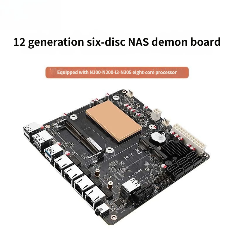 Placa-Mãe NAS de Baixo Consumo - Nas Motherboard N100 6 Sata avaliação e preço