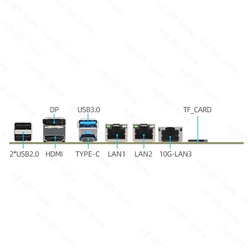 Placa-Mãe N100 Dual 2.5G 10G S - Nas Motherboard N100 6 Sata avaliação e preço