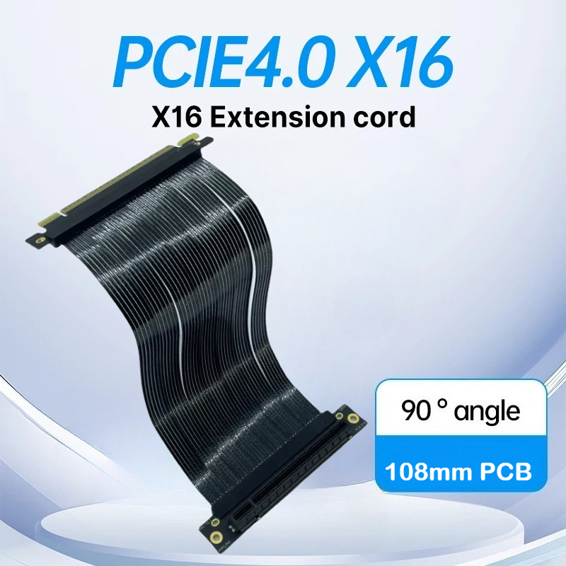 Cabo extensor blindado para pl - Pcie 4.0 X16 Riser Cable 90 Degree avaliação e preço