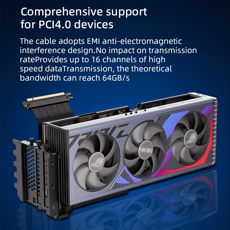 Teucer vertical gpu suporte de - Pcie 4.0 X16 Riser Cable 90 Degree avaliação e preço