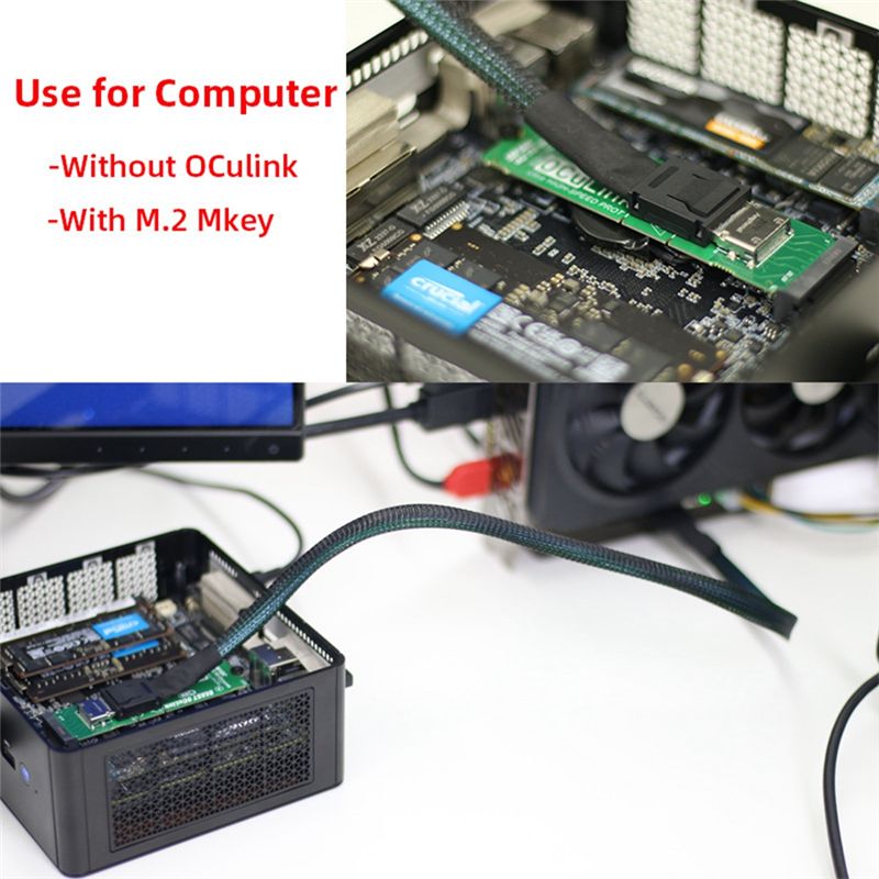 Adaptador AY14 -M.2 MKEY para  - External Gpu Dock Pcie 4.0 Oculink avaliação e preço