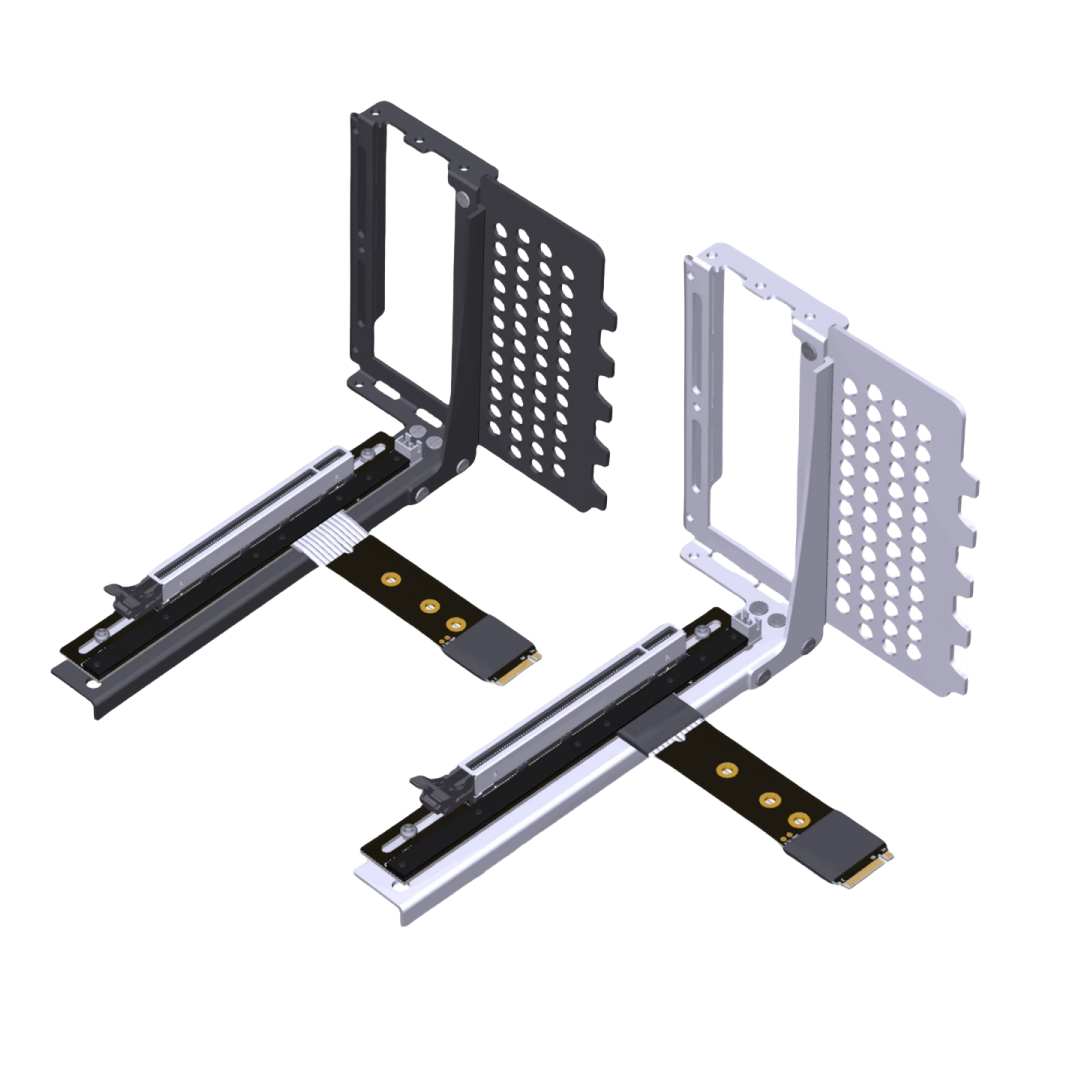 2025 novo riser m.2 ngff nvme  - Pcie 4.0 X16 Riser Cable 90 Degree avaliação e preço