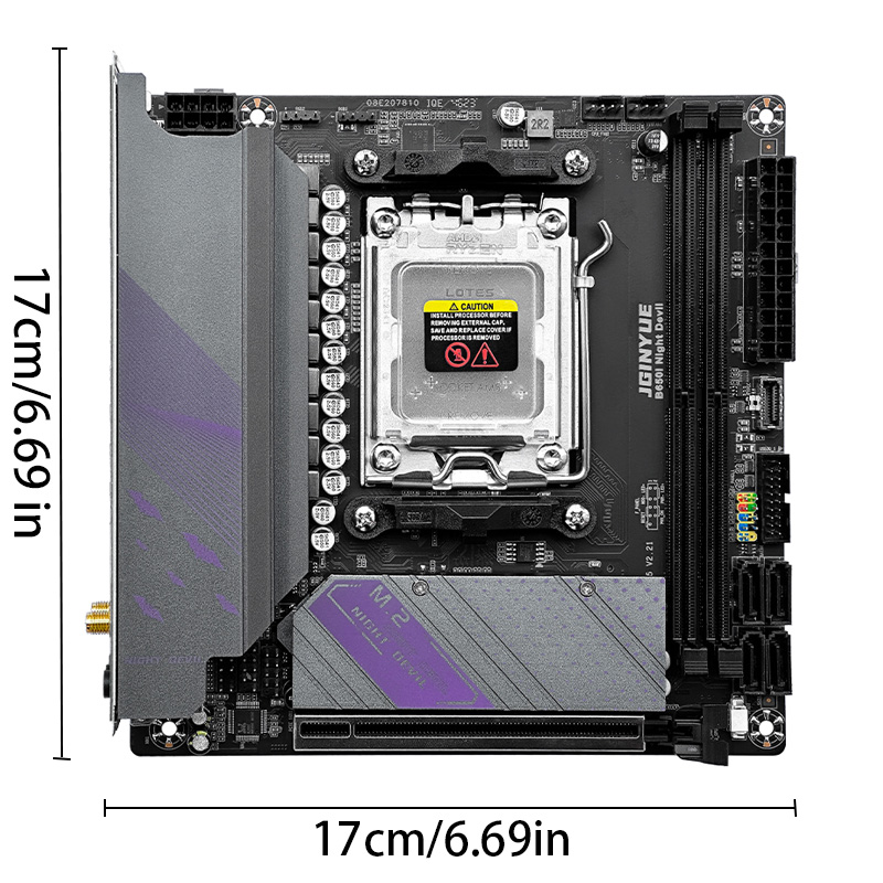 JGINYUE B650I Night Devil WiFi - B650 Itx Motherboard Wifi avaliação e preço