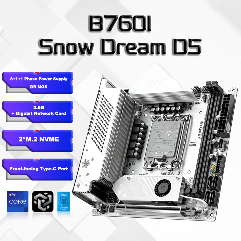 B760i argb wifi ddr5 placa-mãe - Lga 1700 Ddr5 Itx Motherboard avaliação e preço