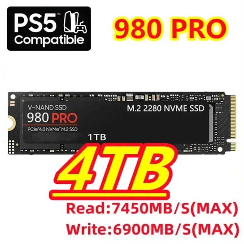 SSD 980 Pro Novo 1TB 2TB 4TB N - M.2 Nvme 4Tb Pcie 4.0 Ssd avaliação e preço